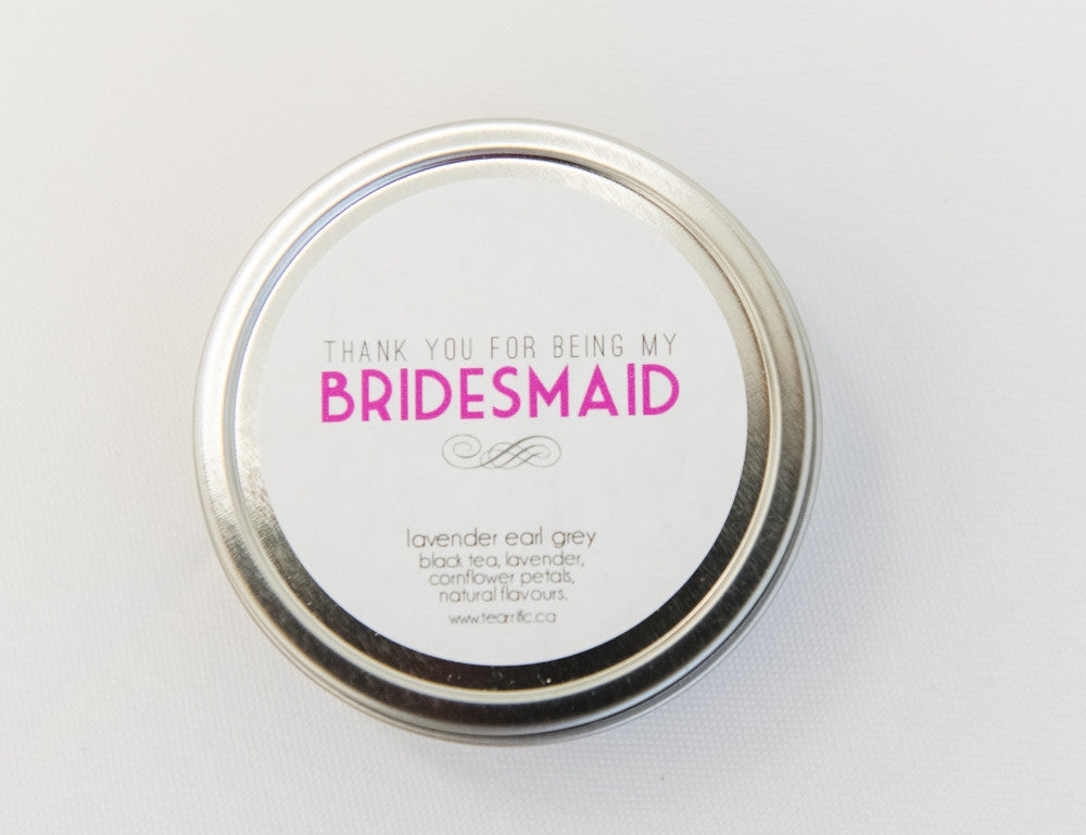 Thanks for Being My Bridesmaid Gift Tin-Tearrific