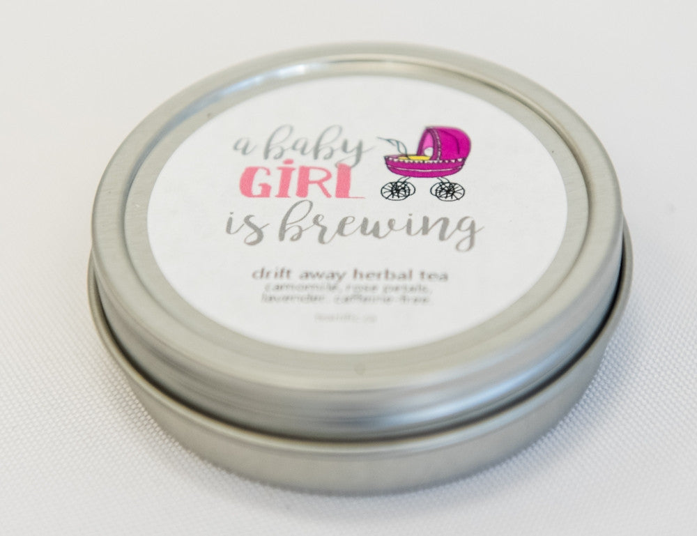 A Baby Girl is Brewing (Style #2) - Baby Shower Favour-Tearrific