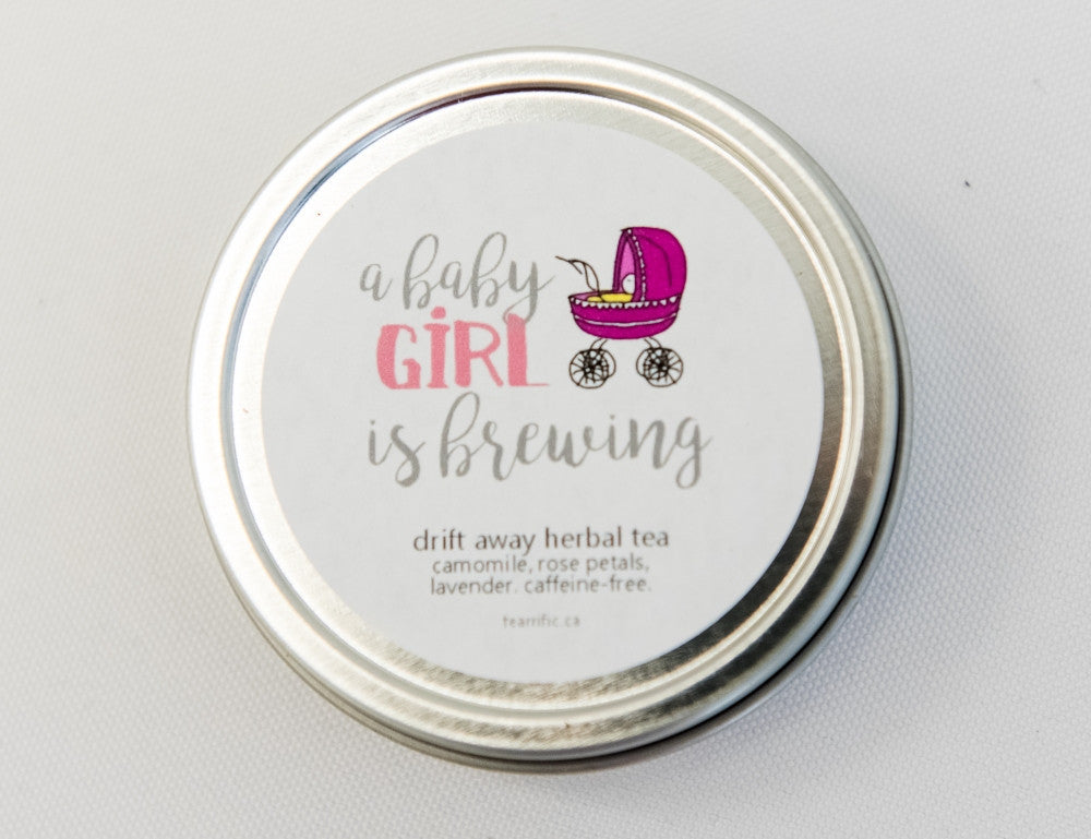 A Baby Girl is Brewing (Style #2) - Baby Shower Favour-Tearrific
