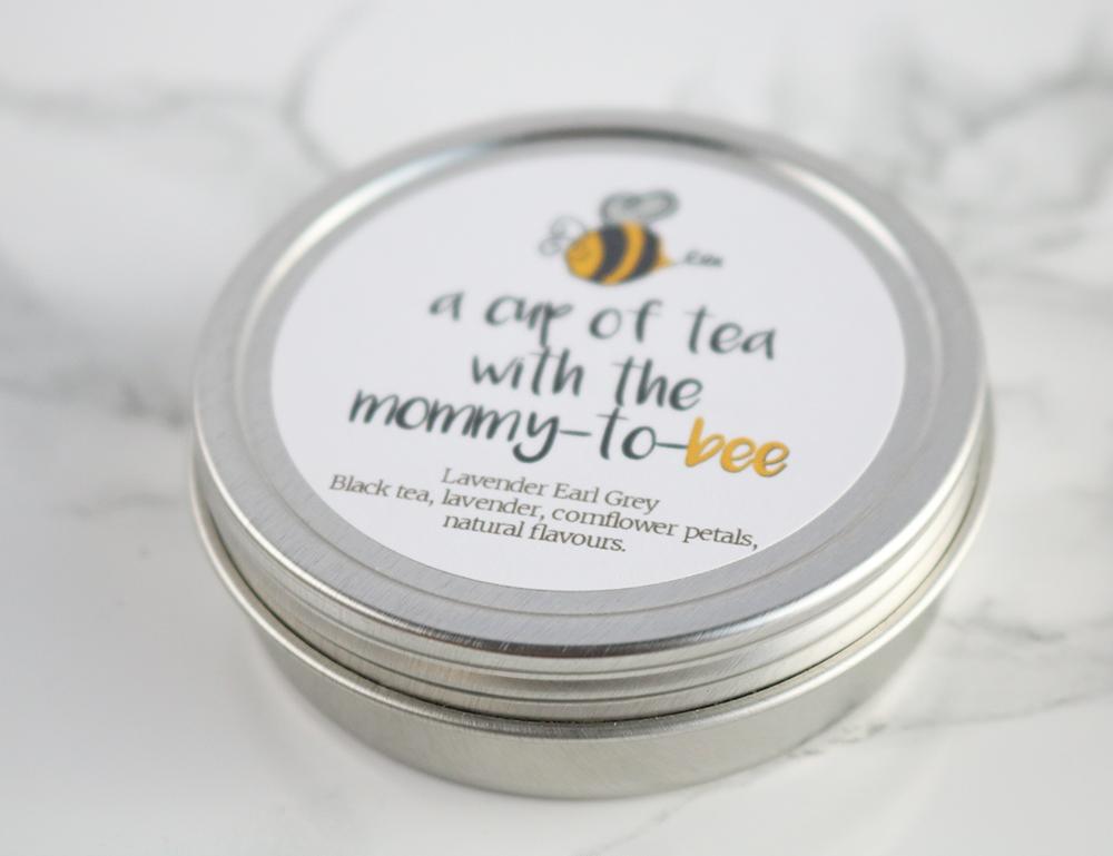 A Cup of Tea with the Mommy to "Bee" Baby Shower Favours-Tearrific
