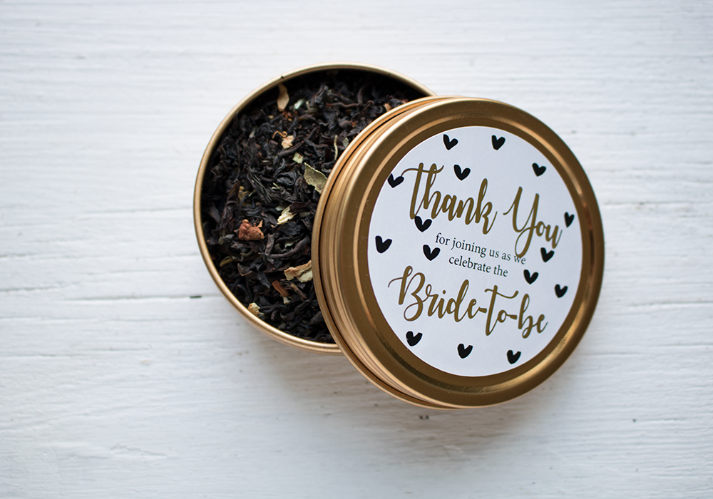 Gold Bridal Shower Favour-Tearrific