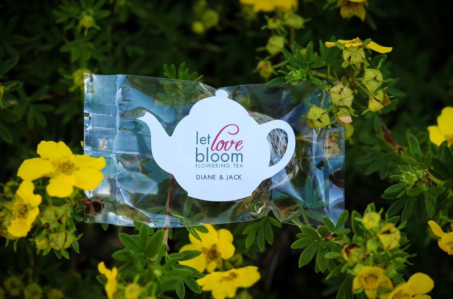 Let Love Bloom Flowering Tea Favours-Tearrific