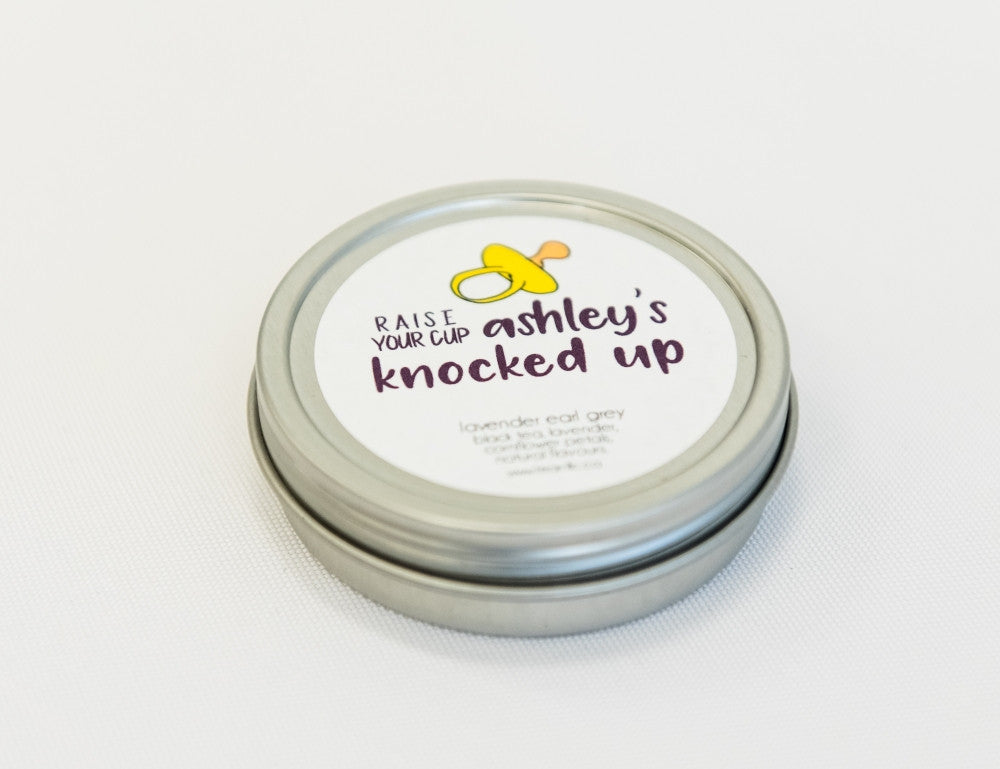 Raise Your Cup - She's Knocked Up! Baby Shower Favour-Tearrific