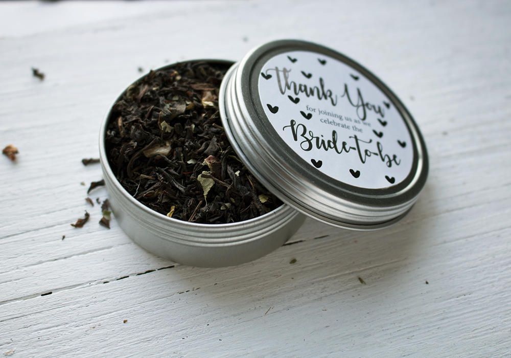 Silver Bridal Shower Favour-Tearrific